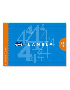 LIBRETA CUBIERTA BASICA 4º APAISADO RAYADO 4 MM 30 HOJAS APAISADA LAMELA 06AP04